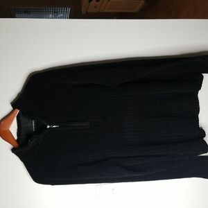 Micheal Brandon Mens  velour half zip sweater sz XL